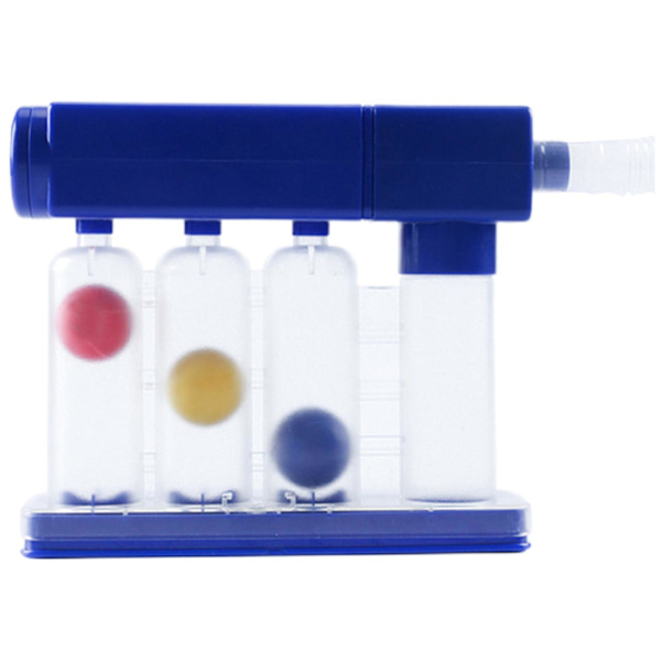 1/2/3 Deep Breathing Lung Exerciser Lung Breathtrainer Tvättbar 3 Ball Device 1Set