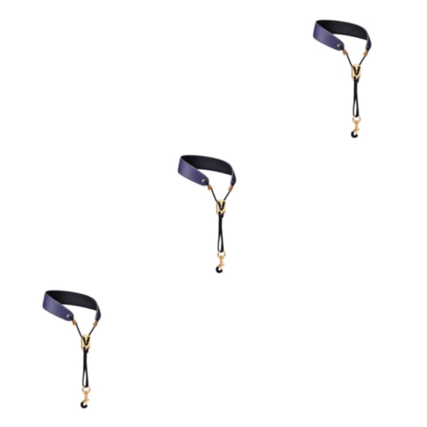 1/2/3 Saxofon Halsrem Vadderad Bekväm för sopran Blue 45cm 3Set