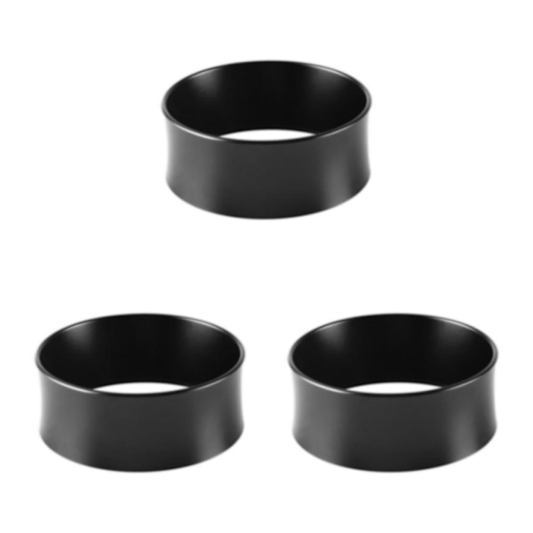 1/2/3/5 58mm kaffedoseringsringar för espressodoseringstratt Black 75.3x29mm 3Set