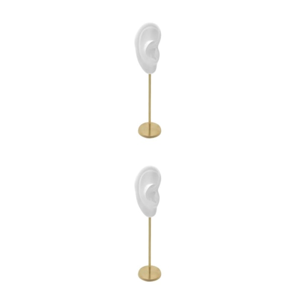 1/2/3 Örhänge Display Stand Human Ear Model Stud Holder Showcase Right Translucent Height: 18cm 2Set