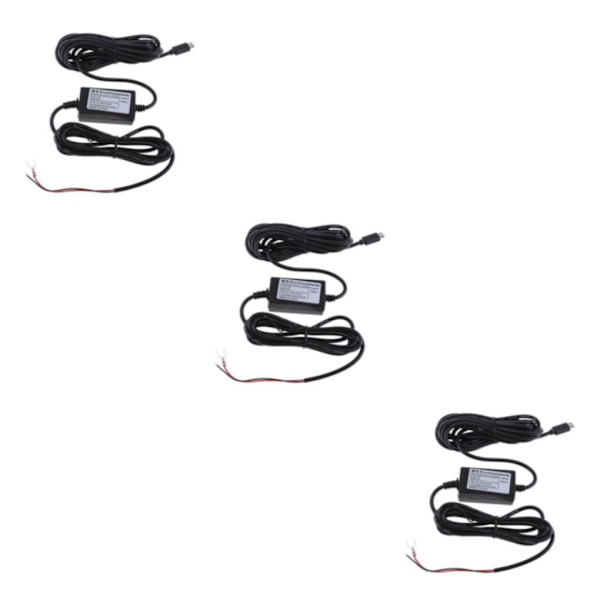 1/3/5 hård tråd automatisk för laddare Micro USB 3,5m DC 12V till 5V 3Set