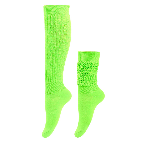 1/2/3/5 2 stycken Slitstarka Slouch strumpor Elasticitet och utsökt Green 1Set