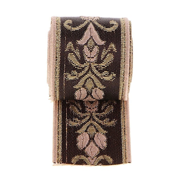 1/2/3/5 Etnisk spets Jacquard Ribbon Broderade Trim Kläder 3CM 5Set