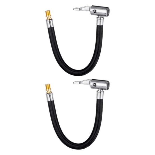 1/2/3 bil 23cm uppblåsningsslang Adapterventil för cyklar 2PCS