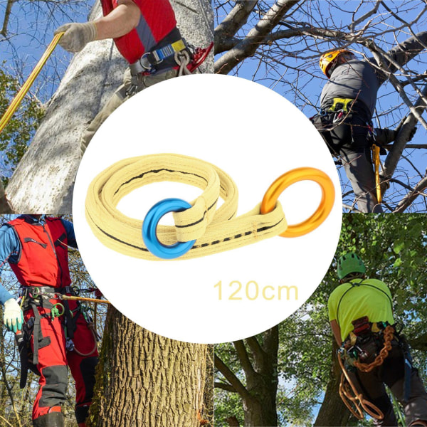 1/2/3/5 Cambium Saver Tree Arborist Friction Saver för utomhusbruk Yellow 120cm 1 Pc