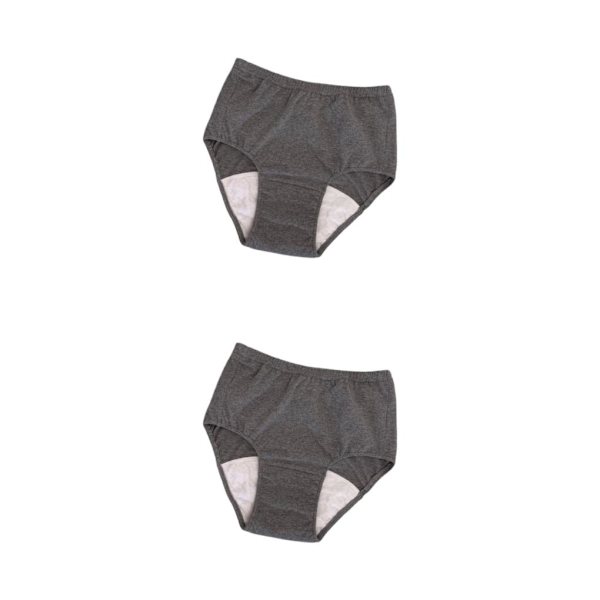 1/2/3/5 Herrblöja Tvättbar Bekväm Vattentät Återanvändbar Dark Grey M 150CC 2Set