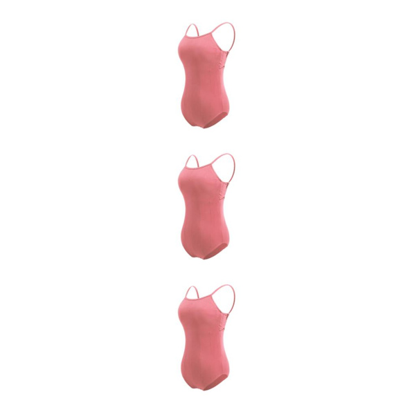 1/2/3 Dance Body Balett Leotard Dansoutfit Andas Rose Brown S 3PCS