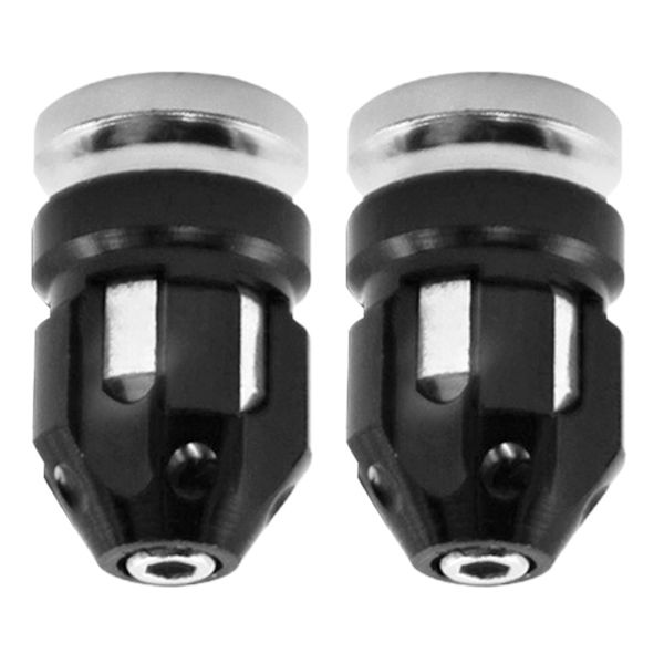 1/2/3/5 2st Däckventil Stamskydd Skydd Passar för motorcyklar Black 26x15mm 1Set