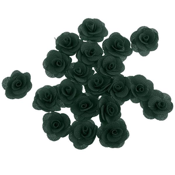 1/3/5 20 stycken Silk Rose Flower Head Bud DIY Craft Bröllop Dark Green 4cm 1Set