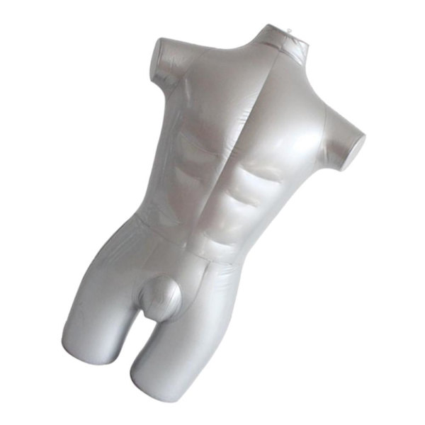Uppblåsbar 3/4 Mannequin Toppar Underkläder Kläder Dummy