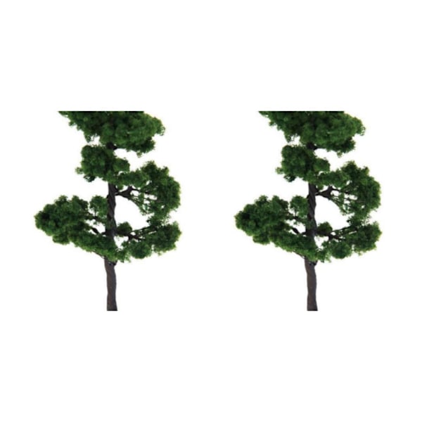 1/2/3 4,72 tums landskap Landskapsmodell Tree Mountain Pine Trees 2Set