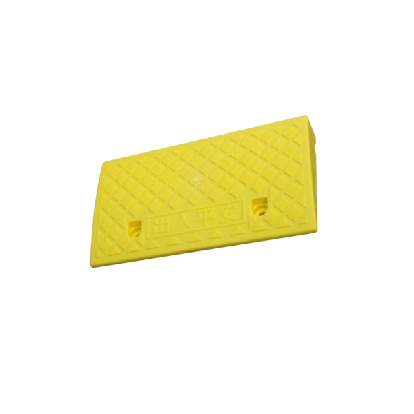 Halkfri bärbar trottoarramp Tröskelramp för rullstol Trottoarramp Yellow 7cm