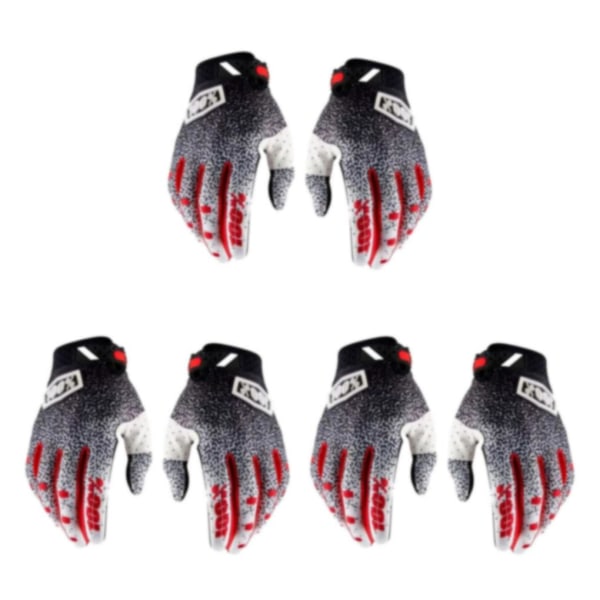 1/2/3/5 polyester Lätt och hållbar motorcykel som andas black L 3Set