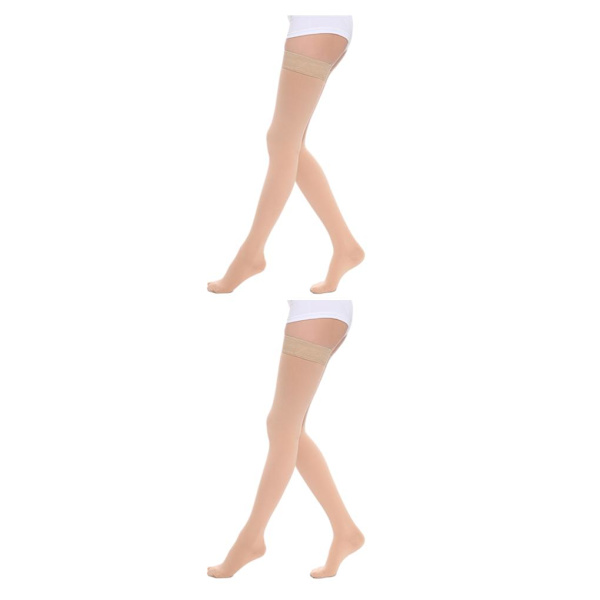 1/2/3 Trendiga och moderiktiga över knästrumpor för Toe wrapping - skin M 2Set