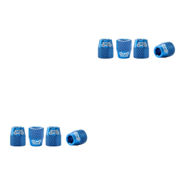 1/2/3/5 4x M6 Bike V Bromsbelägg Skruv Mountain Fasta bultar Blue 12x10MM 2Set