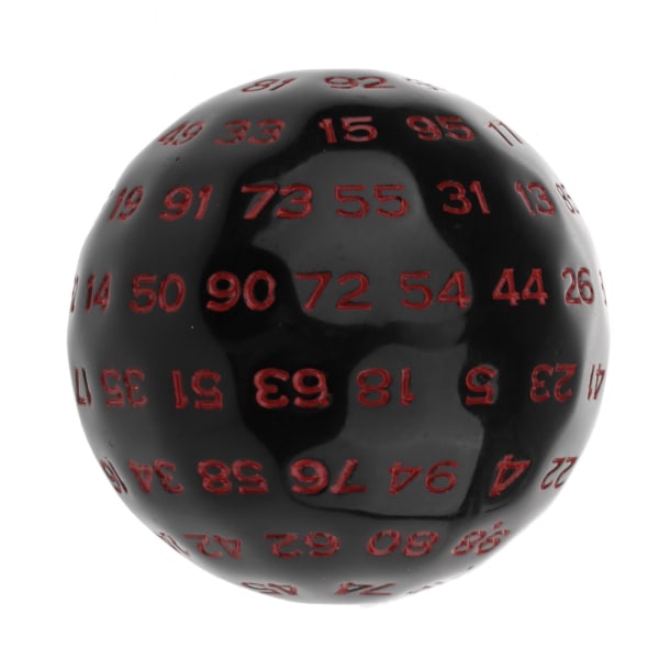 1/3 multi akryltärningar för bordsbräderollspel Red 48mm 1Set