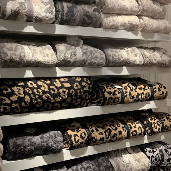 1/2/3 Throw Blanket Leopard Print Flanell Fleece Filtar Plysch black 40x47in 1Set