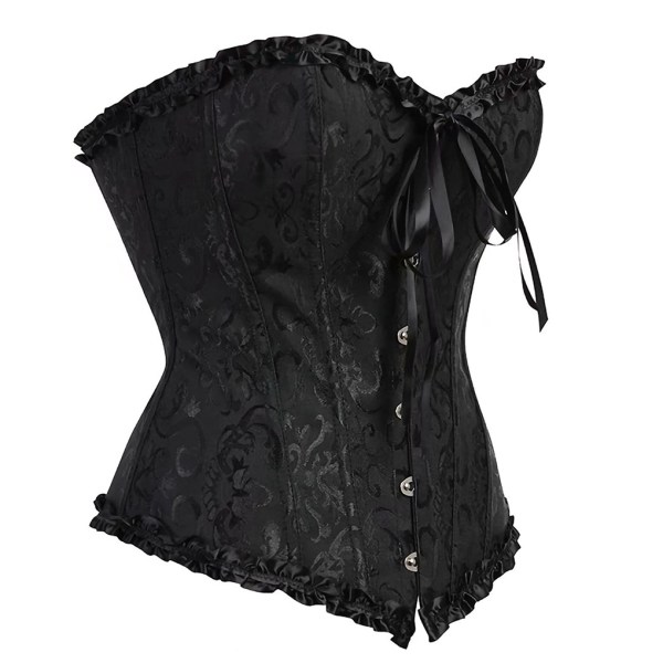 Kvinnor Korsett Overbust Bustier Strapless Shapwear Underkläder black M  c3a2 | black | M | Fyndiq