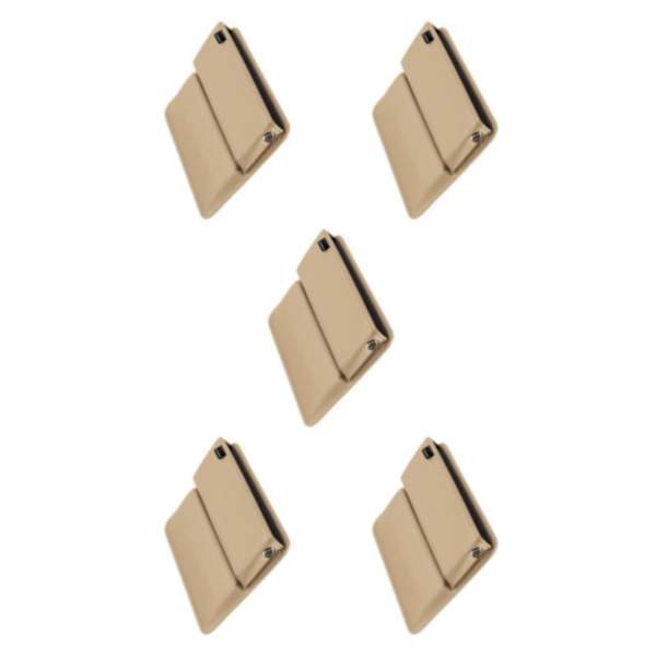 1/2/3/5 Gap Filler PU Läder Passar för nycklar Plånbok för småsaker Beige 5PCS