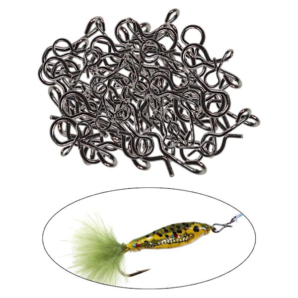1/3/5 250x Quick Change Snap Flugfiske Connect Clips/krok för 1Set