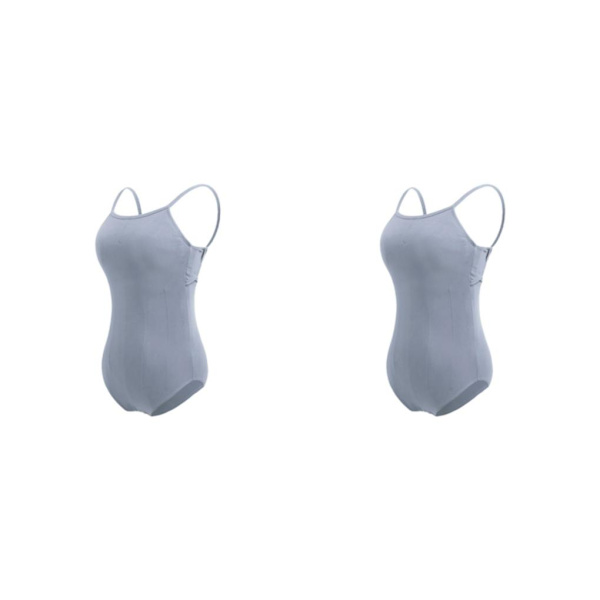 1/2/3 Dance Body Balett Leotard Dansoutfit Andas Light Gray L 2PCS