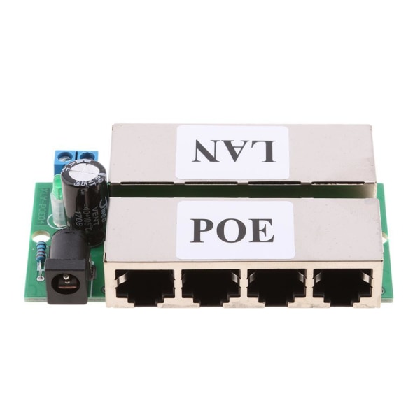 Poe Power för Ethernet Bridge Webcam Svart