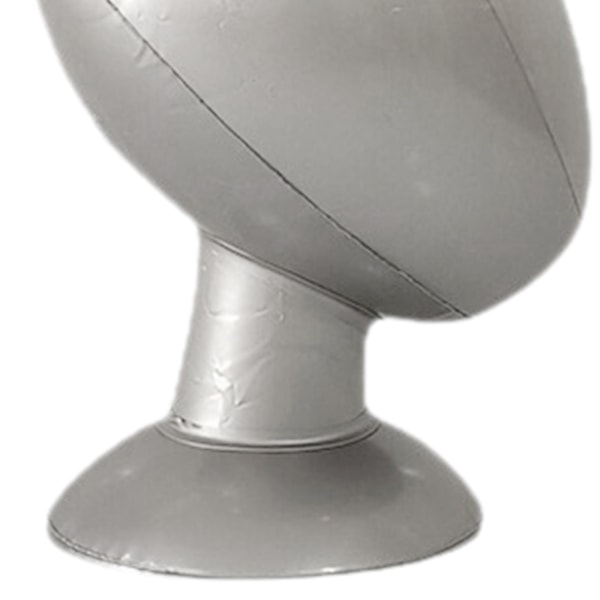 1/2/3 Mannequin Head Stand Manikin PVC för visningsglasögon Silver 58x30.5cm 1Set