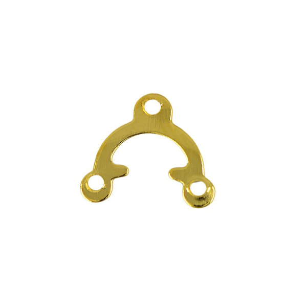 2/3/5 Filigree För Triangel 3 håls Connector Joiner Smycken DIY Gold 5Set