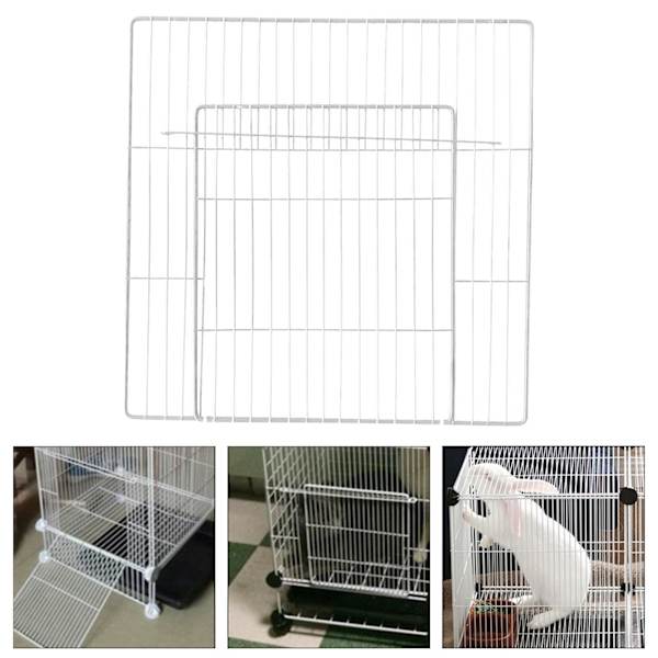 1/2/3 Pet lekhage Dörrbur Metalltråd inomhus staket Kaninvalp White Dense Grid 35 x 35CM 1Set
