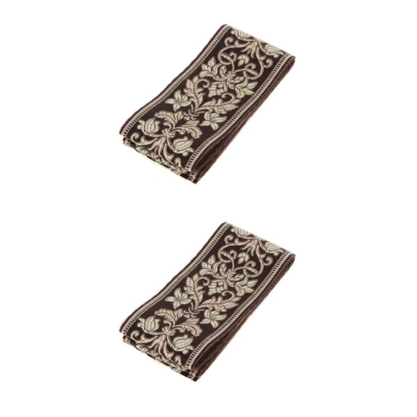 1/2/3/5 Etnisk spets Jacquard Ribbon Broderade Trim Kläder 6CM 2Set