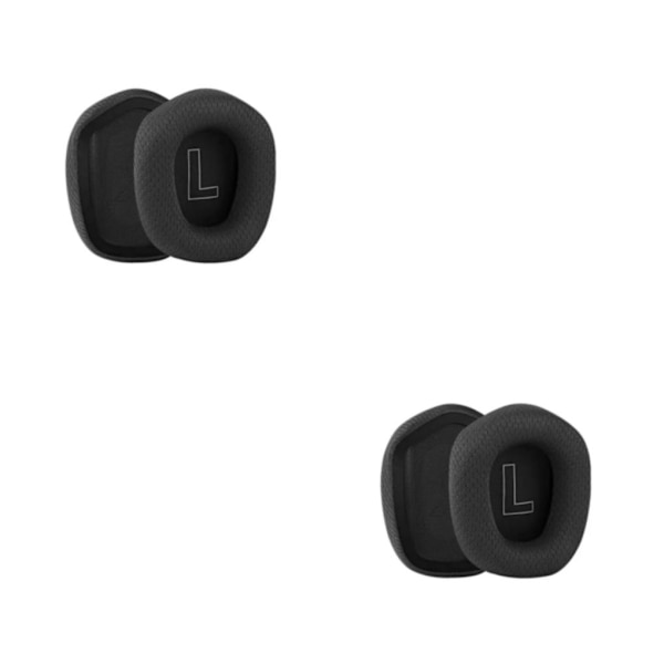 1/2/3/5 Öronkuddar Kudde Hörselskydd Andas Gamer Black Ear Pads 2PCS