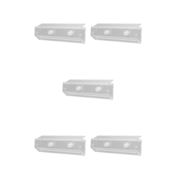 1/2/3/5 Multi hårförlängningshållare Wigsrack vägg Transparent 30.5 x 7.6 x 4.6cm 5Set