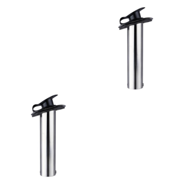 1/2 Stånghållare Rostfritt stål Flush Mount Antikorrosion för 15 Degree 2PCS