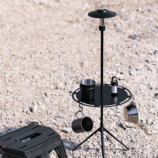 1/5 bärbart campingbord i aluminiumlegering - stabil struktur Lamp Stand 1 Pc