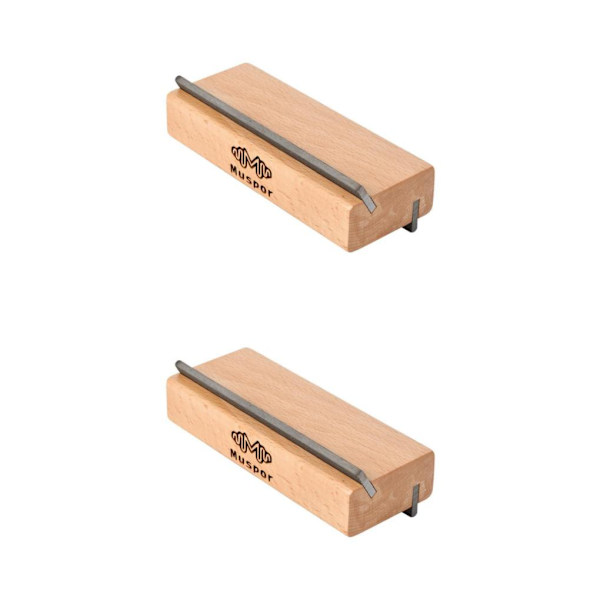 1/2 Fret Beveling File Fret End Bevel Flush Files För Luthier 2PCS