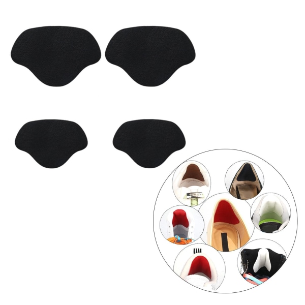 1/2/3/5 Shoe Häl Pad Innersula Häl Reparation Heel Stick för män & black 1Set