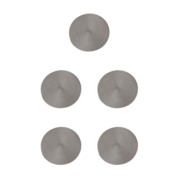 1/2/3/5 runda bordstabletter Bred applicering Robust och hållbar LightGray 5Set