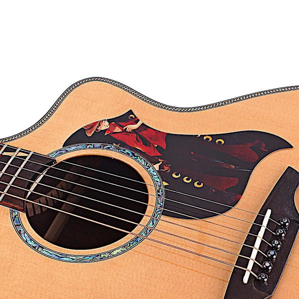 1/2/3 Universal Folk Gitarr Självhäftande Pickguard Sticker för 1Set