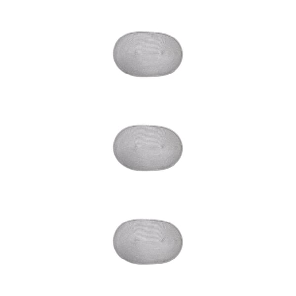 1/2/3 vattentät set för matbord och dekoration light gray 3Set