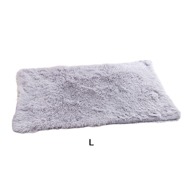 1/2/3 mjukt och bekvämt fluffigt husdjursfilt för hundar och katter light grey L 1Set