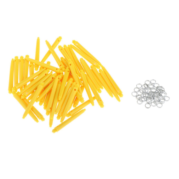 1/2/3/5 50x För Shafts 2BA Dart Tillbehör med skydd 45mm Yellow 1Set
