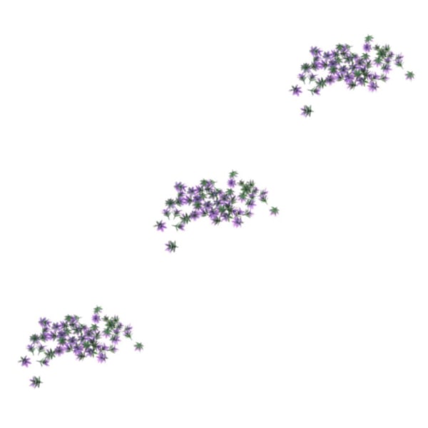 1/2/3/5 50st Model Weeds for Architecture Train Railway Wargame Purple 3Set