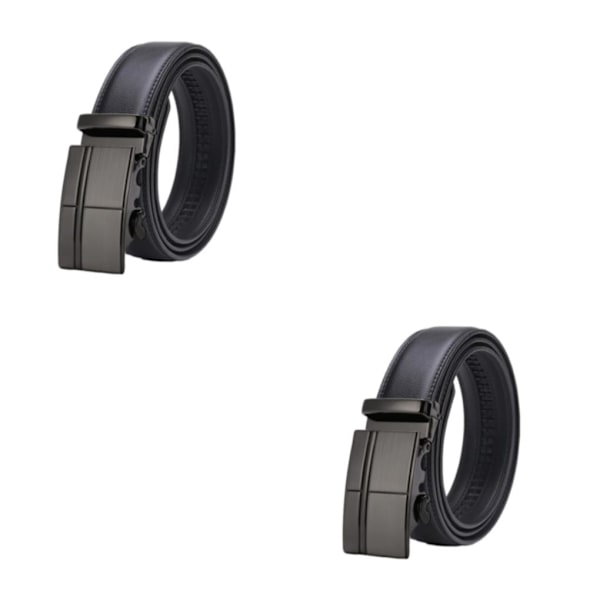1/2/3/5 Klassisk stil affärsbälte för män - utsökt hantverk 004 125cm 2PCS
