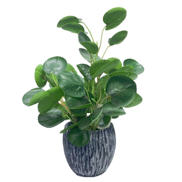Gröna konstgjorda krukväxter Riktigt utseende fiolblad för