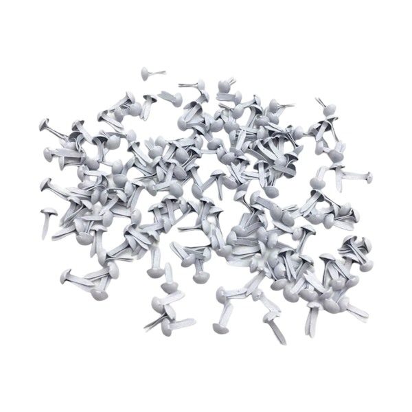 200x Mini Brads Pappersfästen Järndekoration för Scrapbook