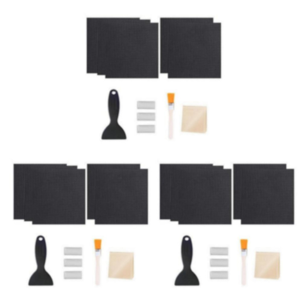 1/3 Vattentät studsmatta Reparation Patches Kit Tejp Reparation Tejp 3Set