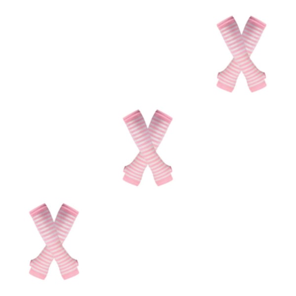 1/2/3/5 Knästrumpor för tjocka lår Lätt att bära och göra pink and white 3Set