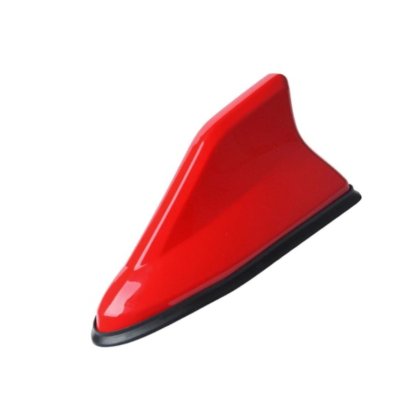 1/2 Shark Fin Antenn Universal Bil Dekorativ Vattentät Auto red 1Set