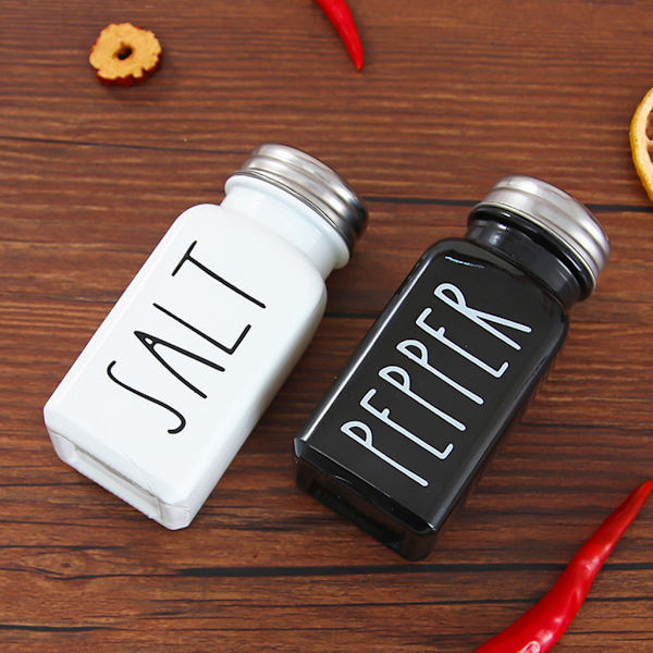 1/2 Salt- och Pepparshaker Set Kryddor flaska Krukor 1Set