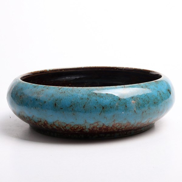 Keramik Andningsbar och lysande keramisk blomkruka för plantering blue